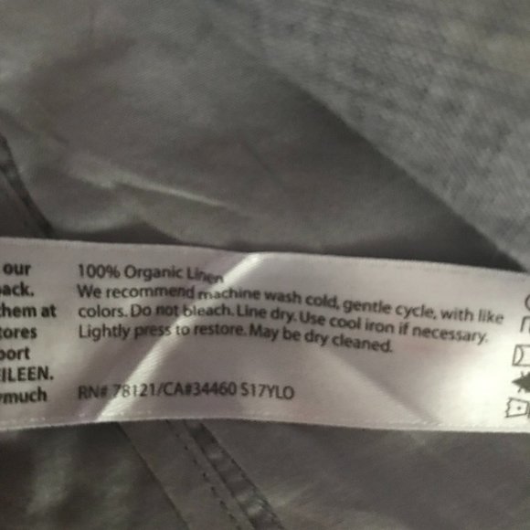 Eileen Fisher Linen Open Front Jacket - Picture 5 of 6